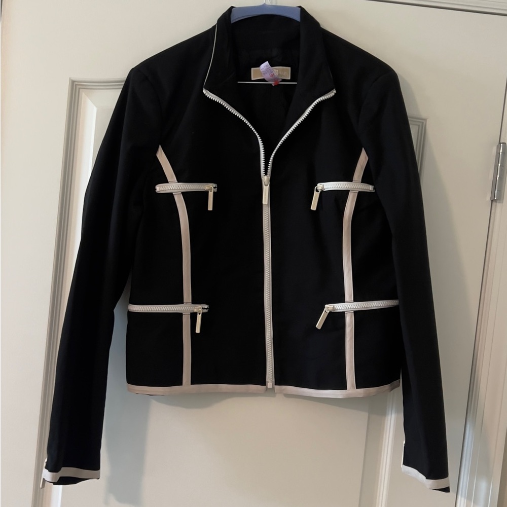 Michael Kors Black and Cream blazer and dress set